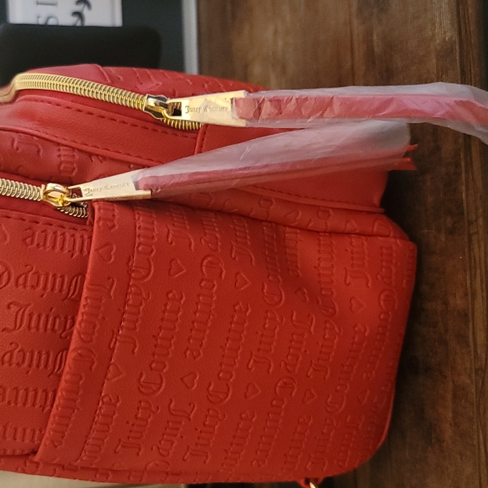 Juicy couture lipstick red deboss backpack - Picture 4 of 10